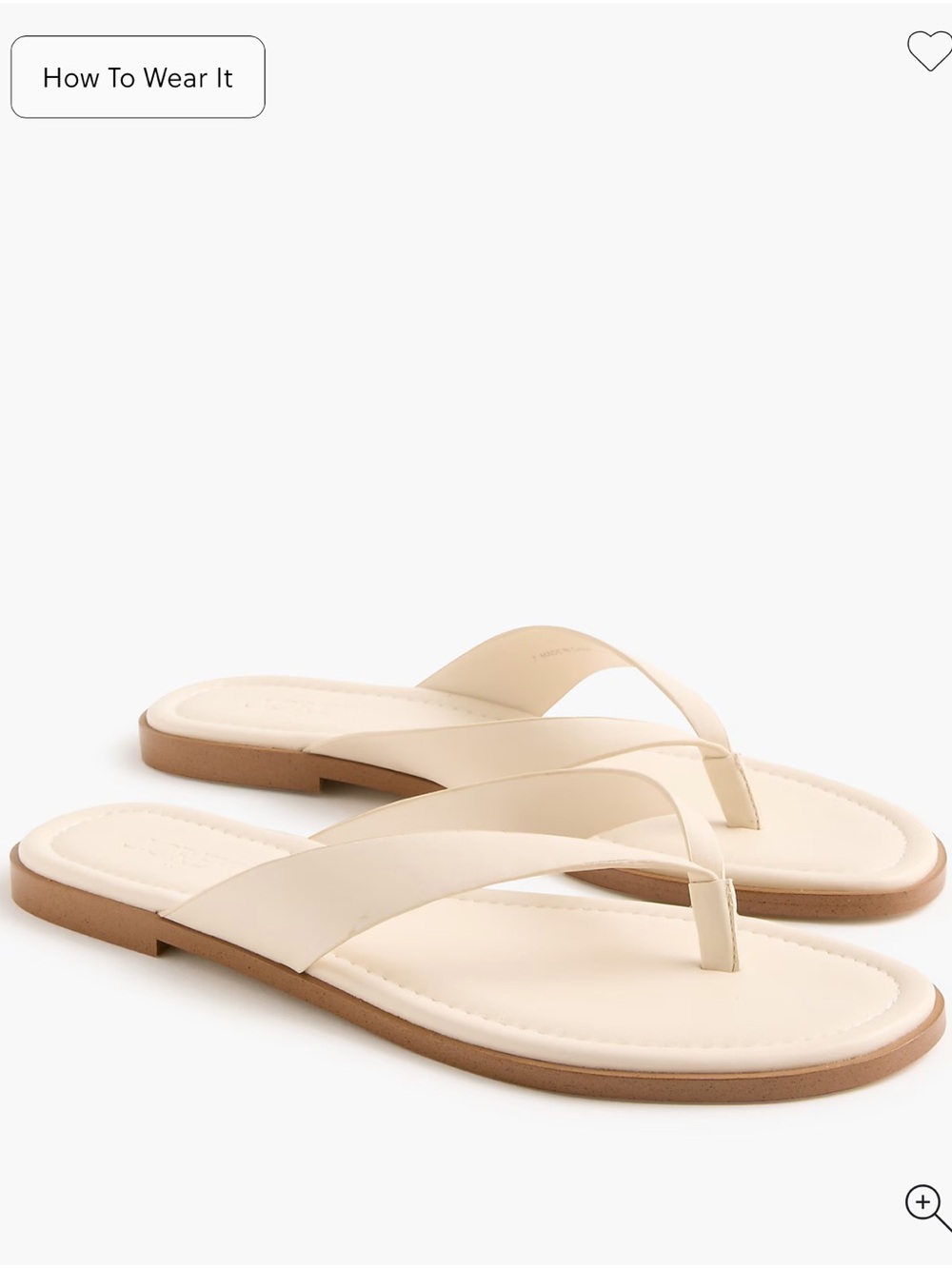 J Crew Factory Thong sandals